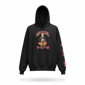 Men's Black Naruto Shippuden Ramen Hoodie